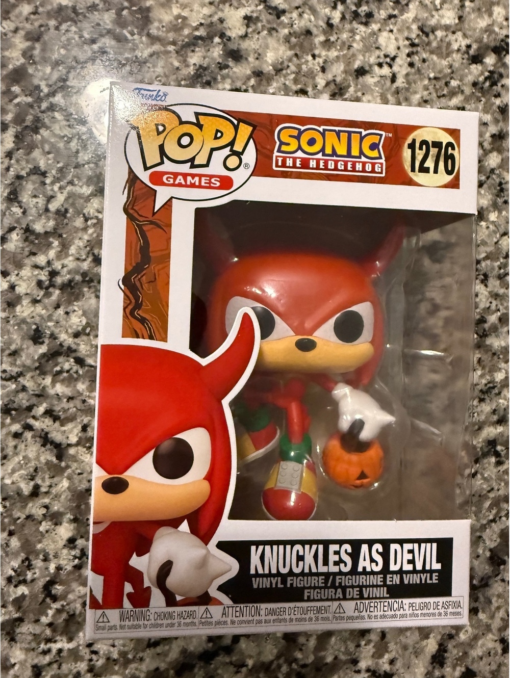 Funko Pop! Games Knuckles as Devil #1276 Halloween SEGA Vinyl Figure NM